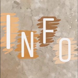 💫 STORE INFO 💫 (not for sale!)